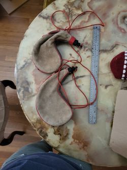 Kidney Shape Leather Canteen Bag Bladder 