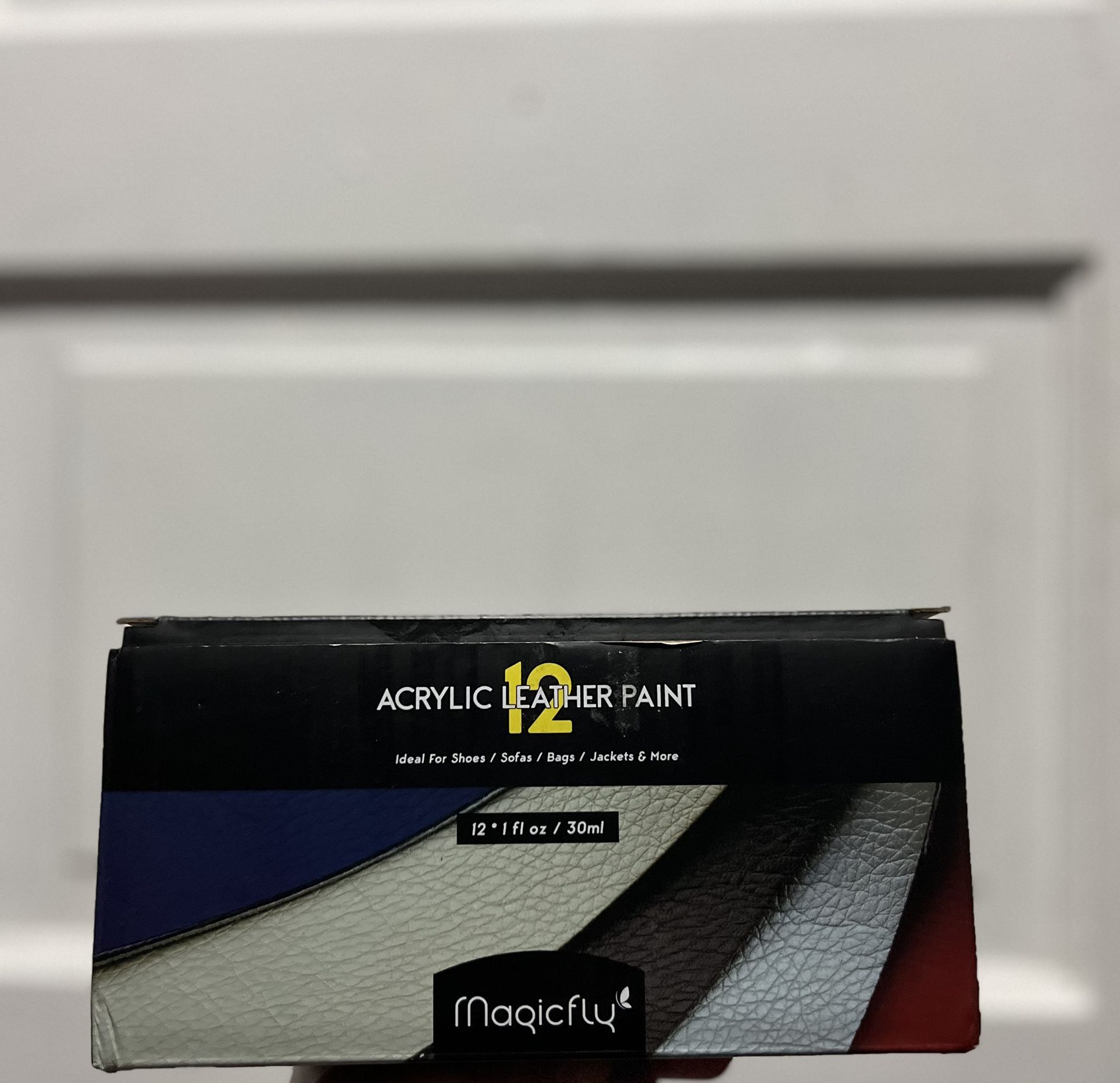 12 ACRYLIC LEATHER PAINT