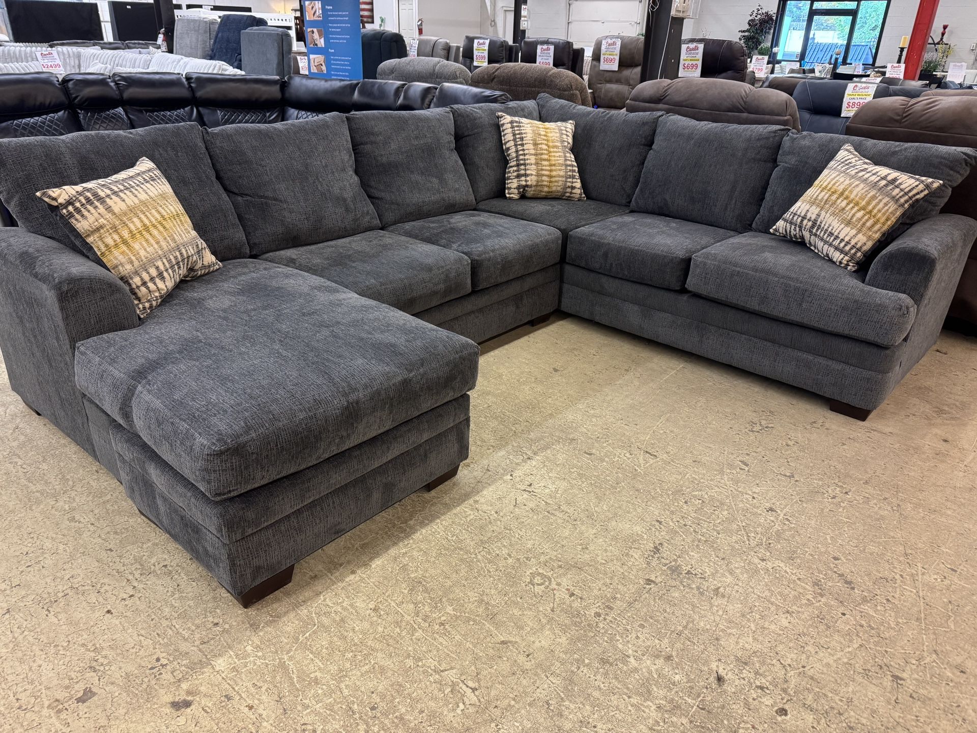 Two piece Simmons sectional