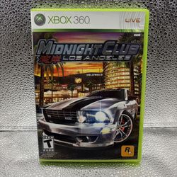 Midnight Club Los Angeles Microsoft Xbox 360, TESTED & WORKING! Complete w/ Map