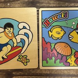 Puzzles - Wooden - Hawaii Themed 