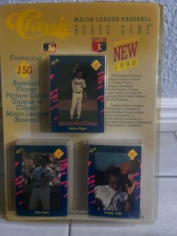 Classic Major League Baseball Board Game-150 Picture Cards 1990