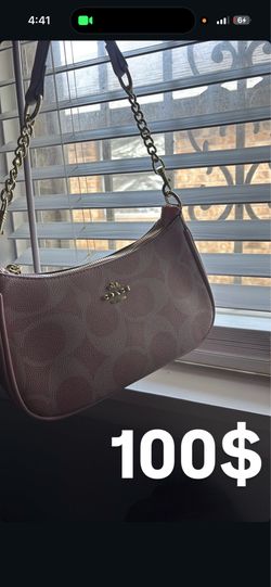 Pink coach purse