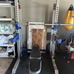 Squat Rack/Bench/Bar/weights