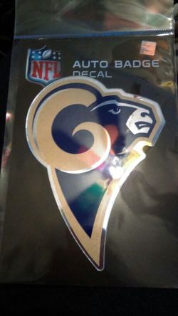 Rams Auto badge decal