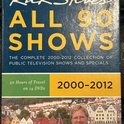 ALL 90 SHOWS 14 DVD BOX SET RICK STEVES 2000-2012