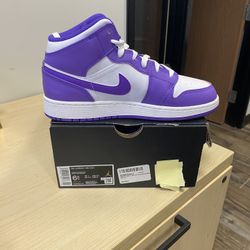 Nike Air Jordan 1 MID (GS) Purple Venom