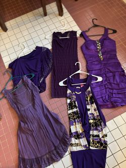 Purple Dresses 
