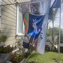 Dodgers Flag Size 3ftx5ft 