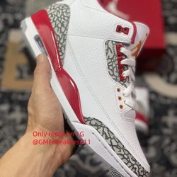 Air Jordan 3 Retro 'Cardinal Red'