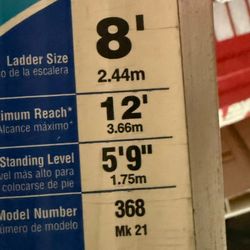 8 Foot Aluminum Ladder