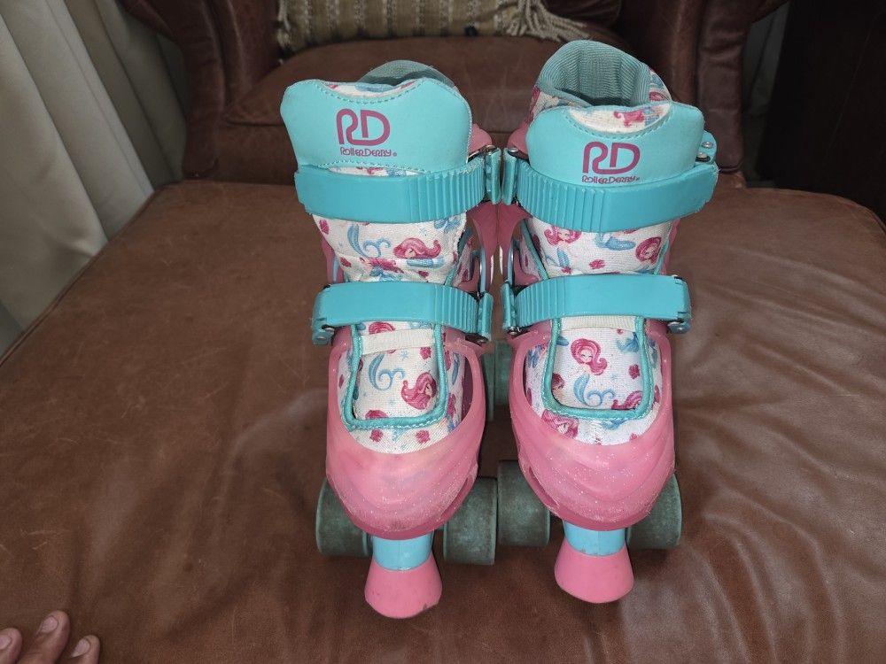 RD Roller Derby Pink Young Child Skates Size 12-2