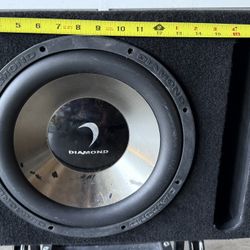 12” Diamond Audio Subwoofer In Ported Box