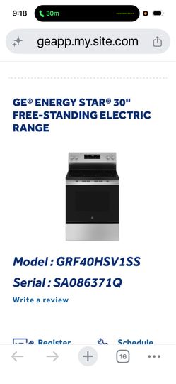 Brand new GE stainless steel range