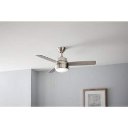 Hampton Bay 44" Brushed Nickel Ceiling Fans – Brand New