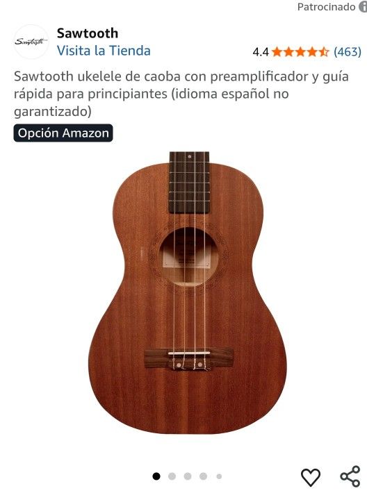 Sawtooth Ukelele De Caoba