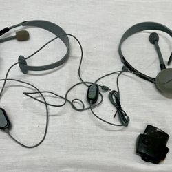 Two Headsets + Mic Adapter For Original Xbox 