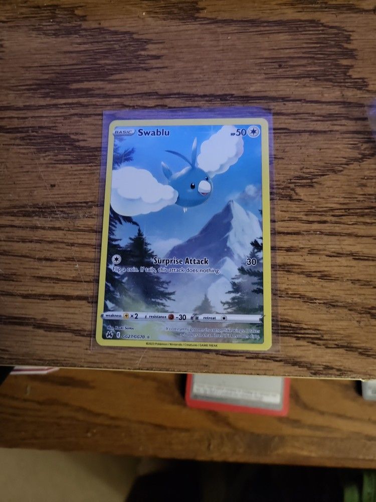 Pokémon Swablu Crown Zenith