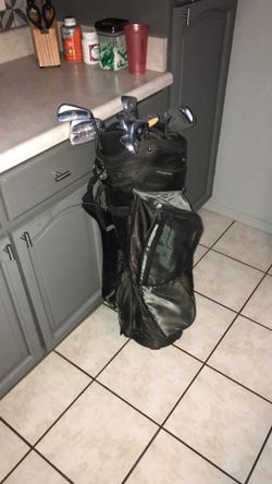 Golf Clubs and Bag