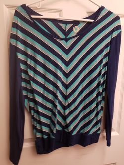Size large tops, cardigan 3/4 sleeves