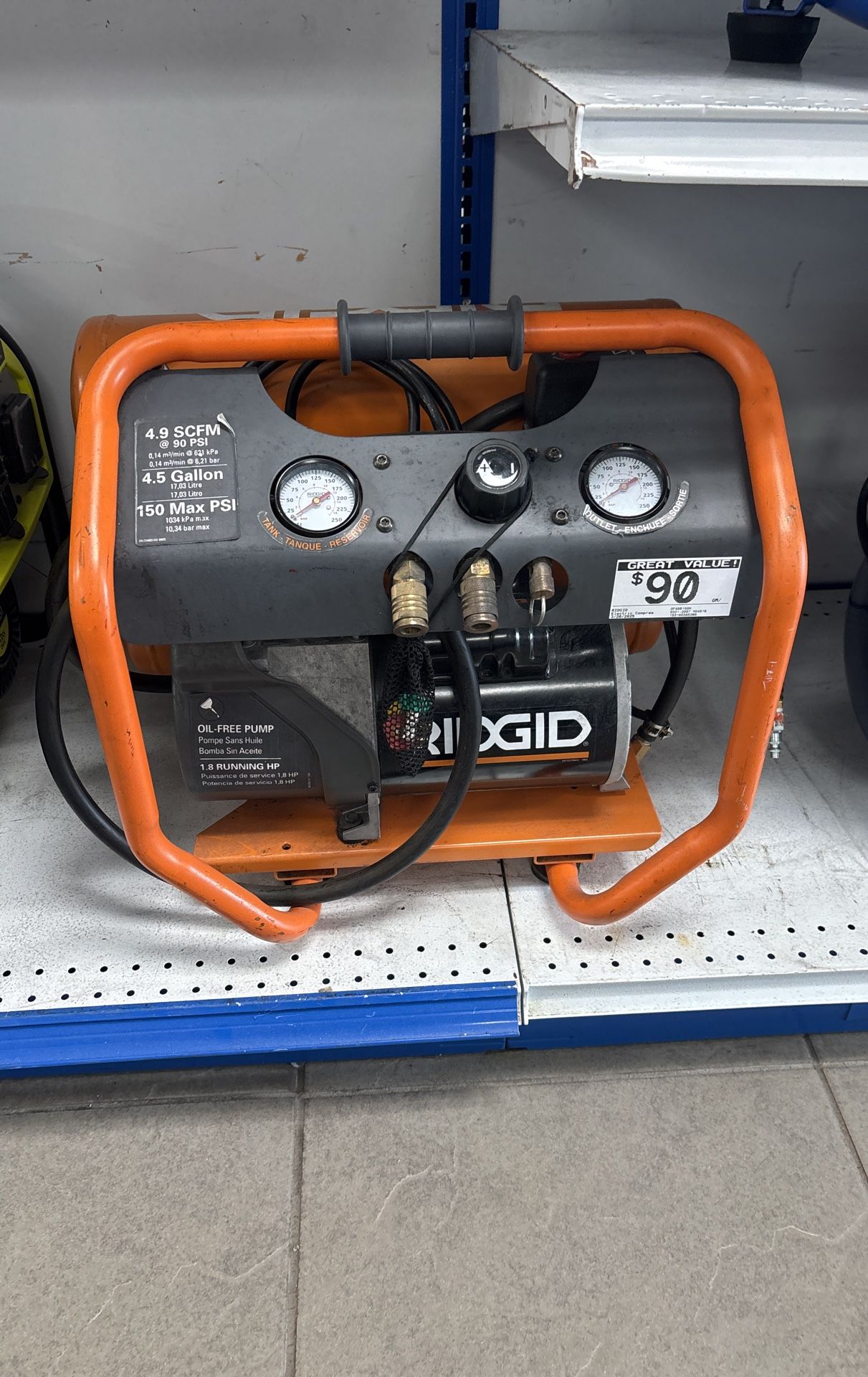 Ridgid Air Compressor