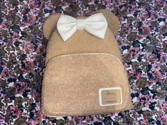 Loungefly Disney Minnie Mouse Sherpa Mini Backpack