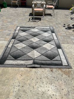 Grey rug
