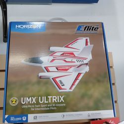 E-flite UMX Ultrix RC Airplane bind and fly brand new