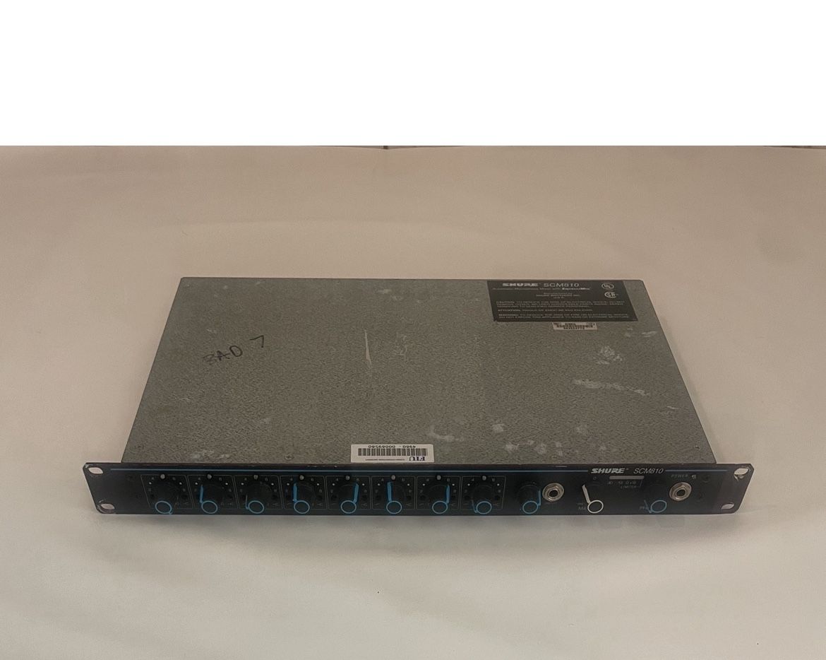 Shure SCM810 Pro Audio 8-Channel Automatic Microphone Mixer w/ Intellimix
