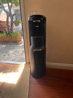 Black Freestanding Water Cooler Dispenser
