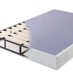 NEW ZINUS TWIN Metal Box Spring with Wood Slats  9 Inch Mattress Foundation Sturdy Steel Structure
