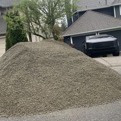 driveway gravel crushed rock 12 c.y.