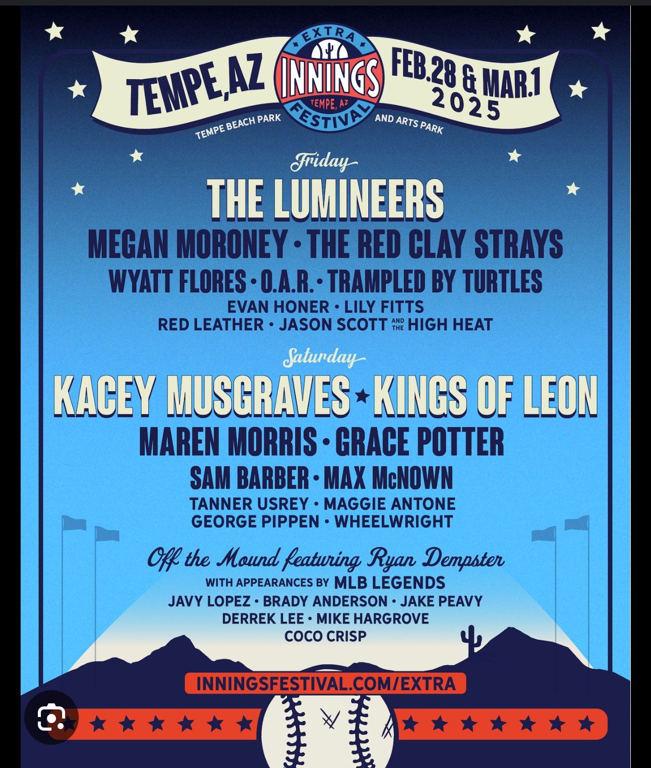 Extra Innings Festival -GA Ticket
