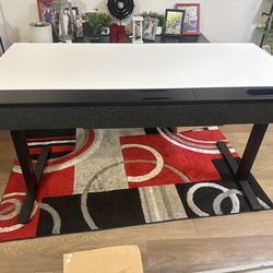 XXL White/Black IKEA desk