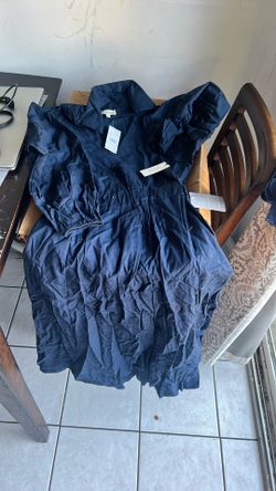 Mila Mae Long Light Navy Blue Long Sleeves Dress