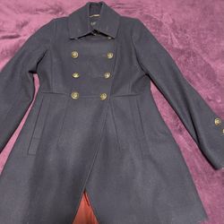 Navy Blue Winter Coat
