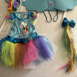 Rainbow dash Costume 3-4T