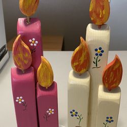 HANDCRAFTED WOODEN CANDLES