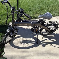 Dzx Ebike. Black White And Grey Colors