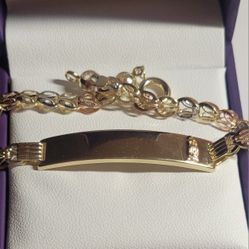 14 K GOLD  BRACELET 