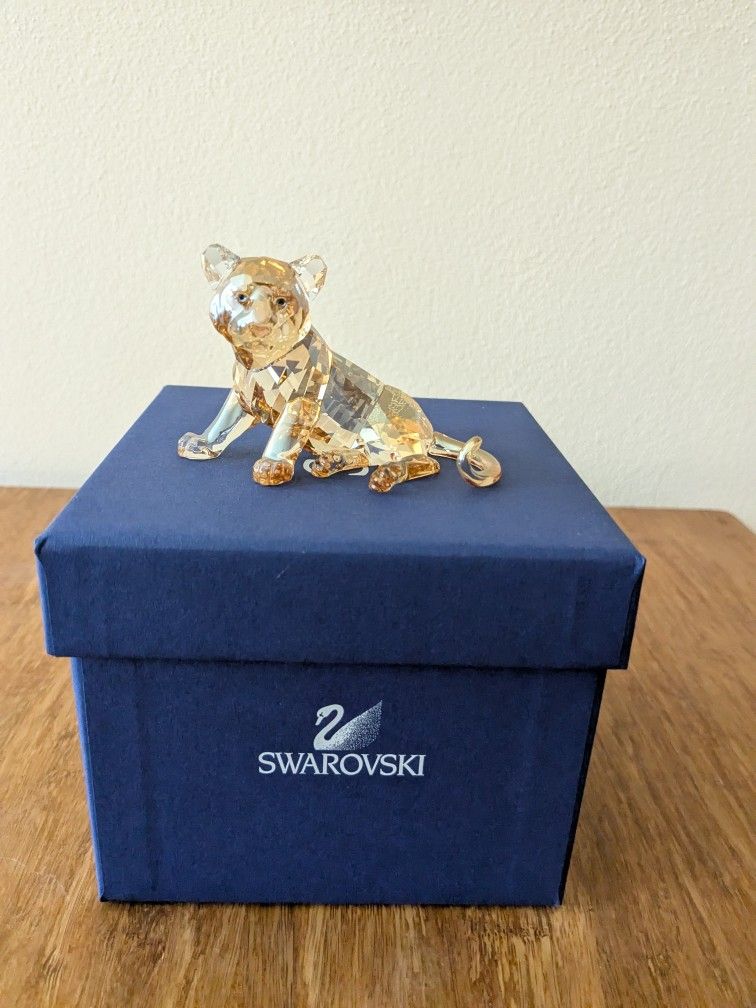 Swarovski Crystal Baby Tiger Cub (Sitting)