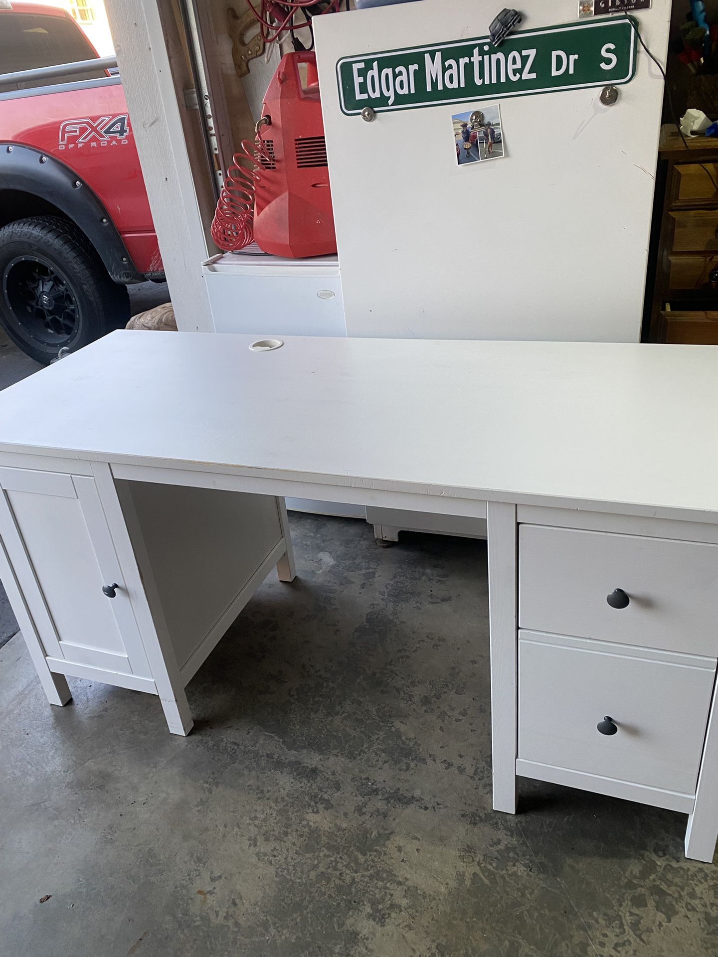 IKEA White Hemnes Desk