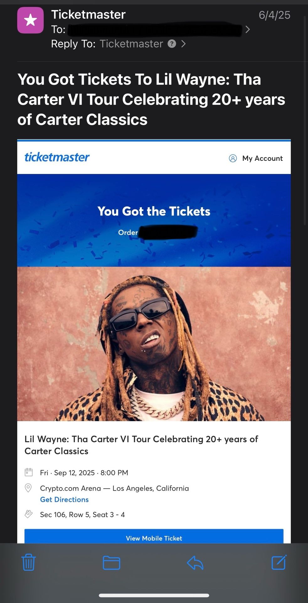 Lil Wayne 9/12/25 🔥 🔥🔥 Crypto Arena