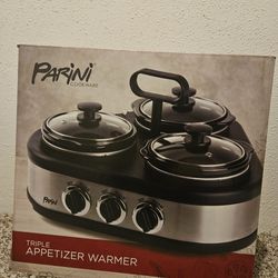 Triple Appetizer Warmer (New)