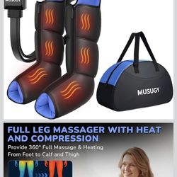 NEW OPEN BOX AIR COMPRESSION LEG MASSAGER 