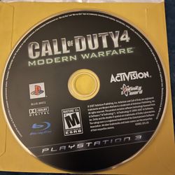 Call Of Duty 4 Modern Warfare PS3 