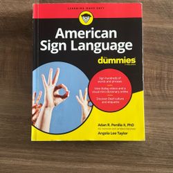 American Sign Language Book
