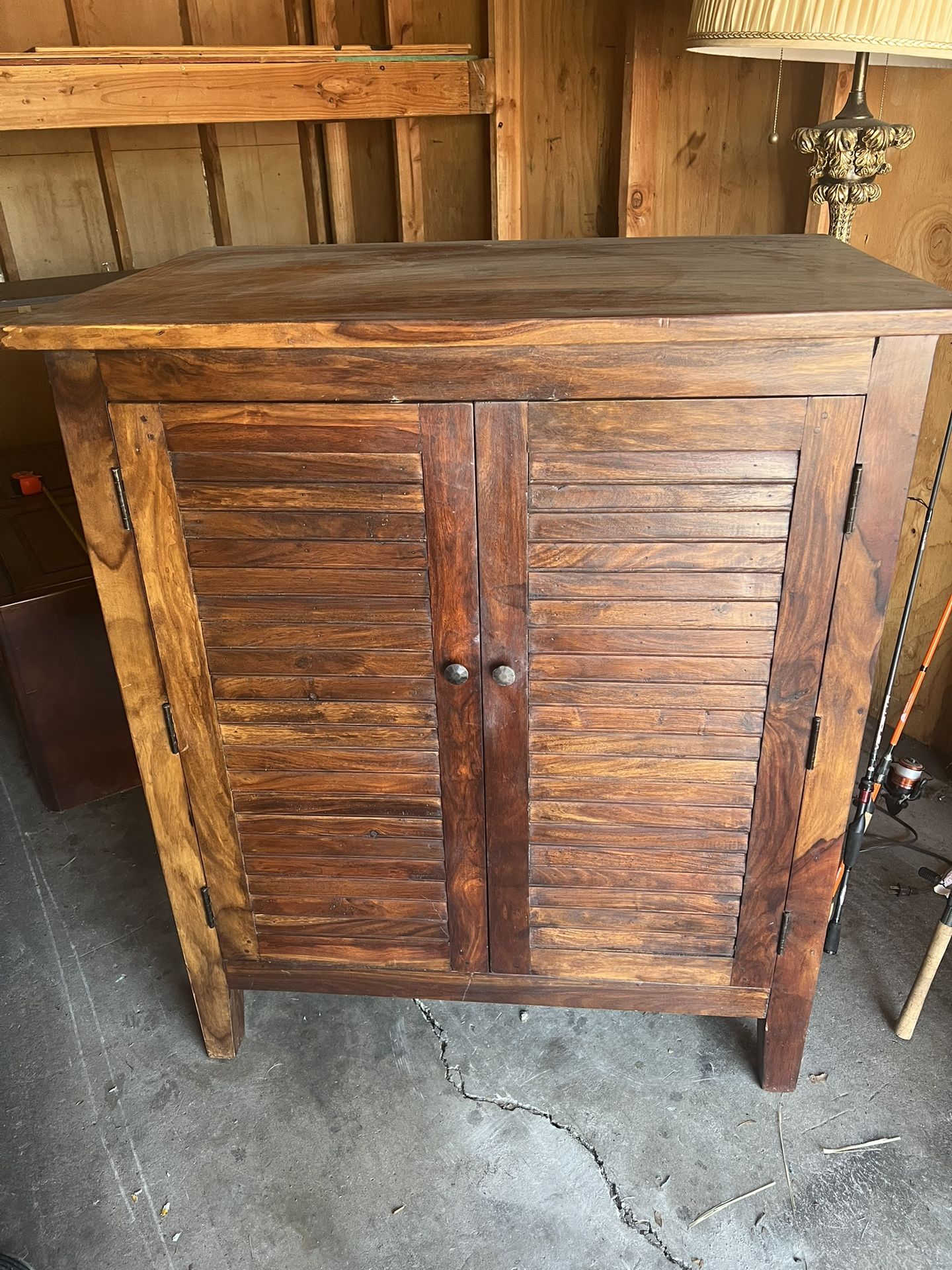 Cool Teak Looking Cabinet