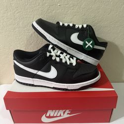 Nike Dunk Low Black White Size 7Y / 8.5 Womens