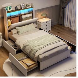 Bed Full XL with Mattress 